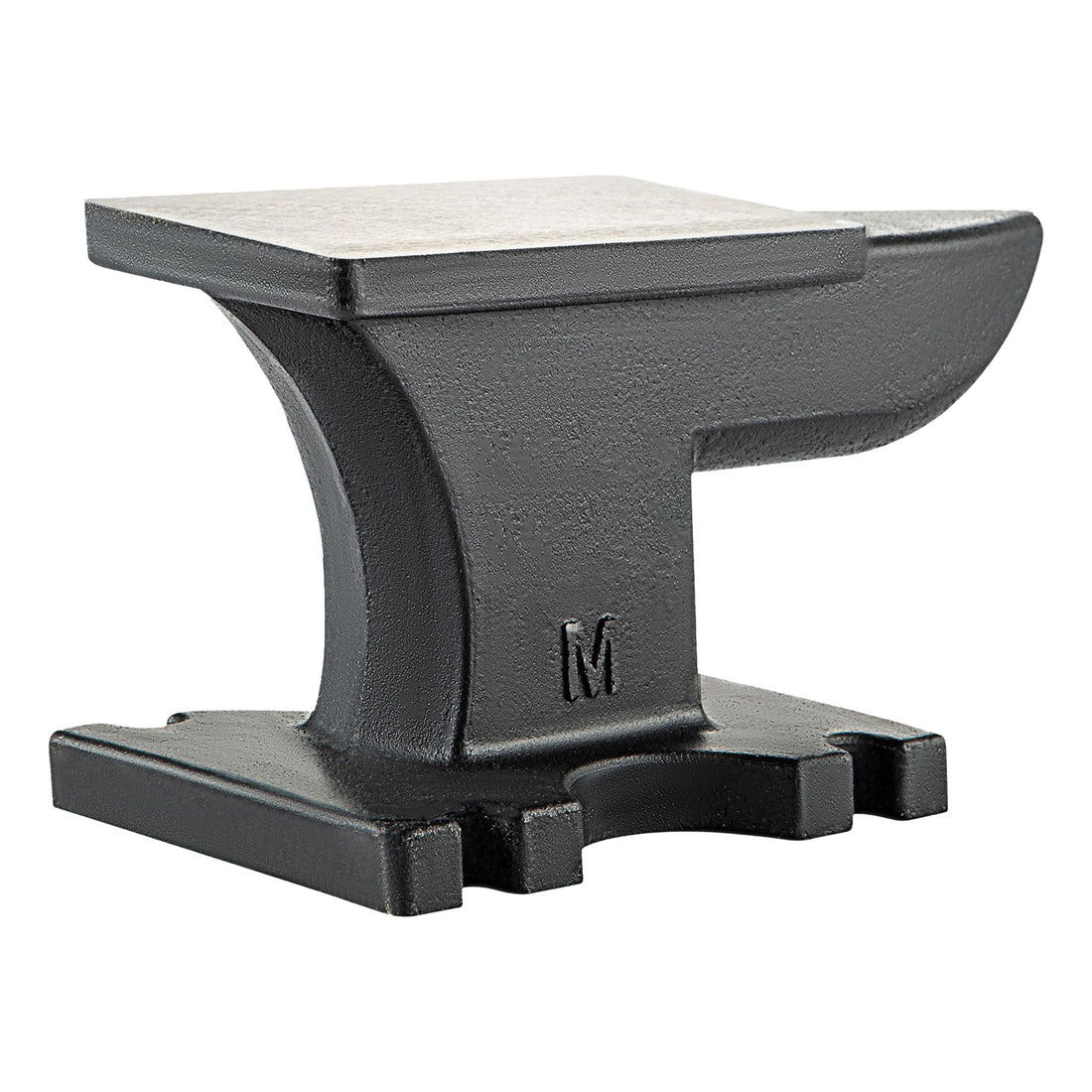 22 Lbs Single Horn Anvilб Counterop And Stable Base, Round Horn - Black