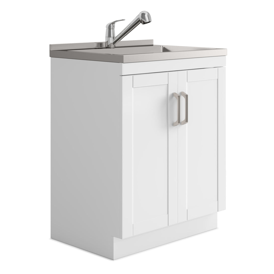 Kyle - Laundry Cabinet &amp; Faucet And Stainless Steel Sink