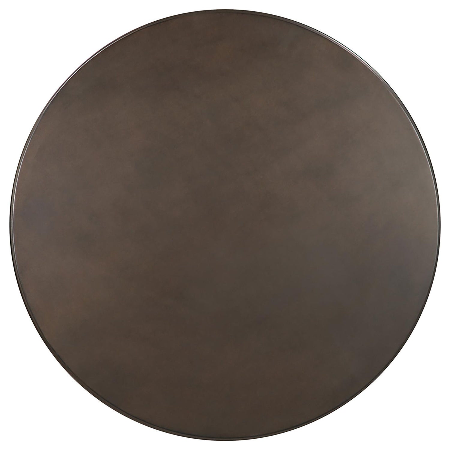 Round Dining Table &amp; Pedestal Base - Brown