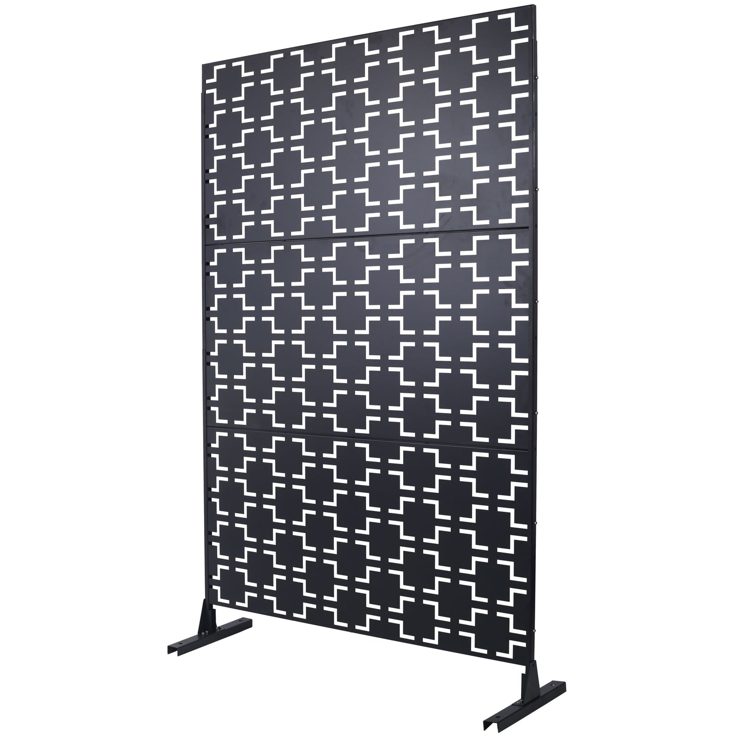 Outdoor &amp; Indoor Metal Privacy Freestanding Decorative Screen