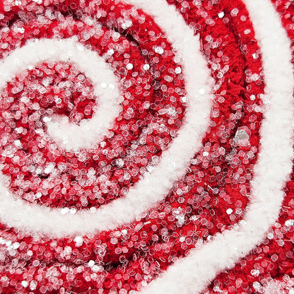 Hollipop Pick, Decorative Hanging Christmas Tree Ornaments For Holiday Party Decorations (Set of 6) - Red