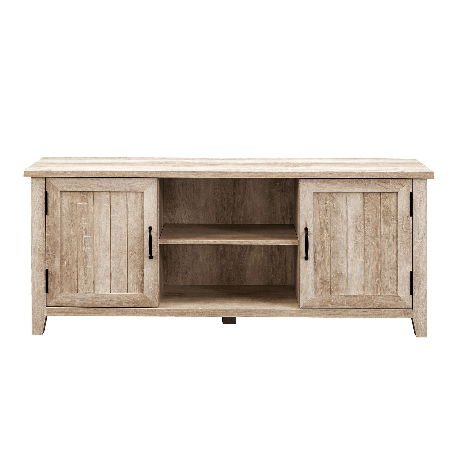 Classic Grooved Door TV Stand For Tvs Up To 65&quot;