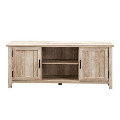 Classic Grooved Door TV Stand For Tvs Up To 65&quot;