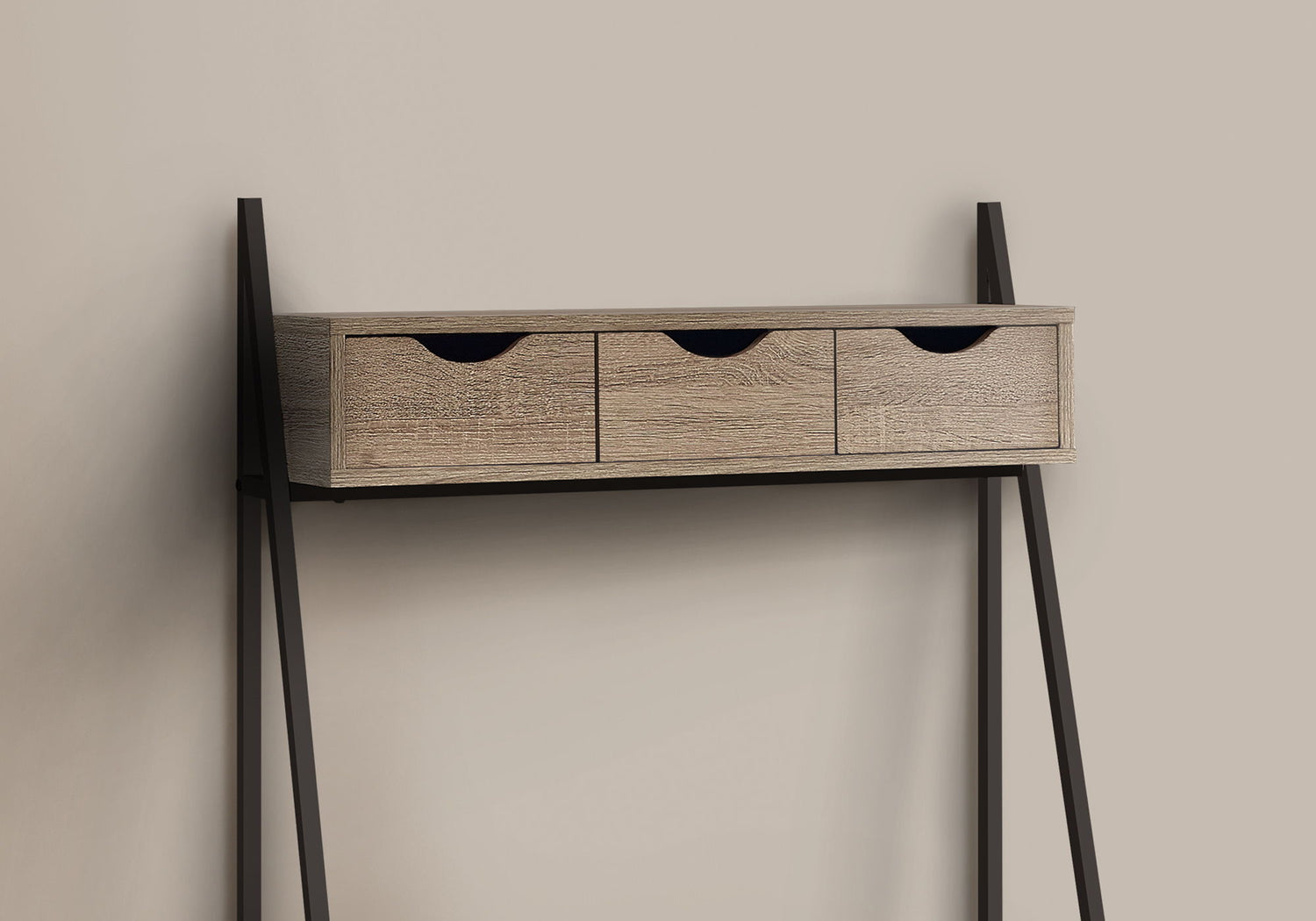 Computer Desk For Home Office, Laptop, Leaning, Storage Drawers, Contemporary &amp; Modern