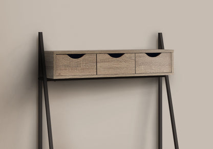 Computer Desk For Home Office, Laptop, Leaning, Storage Drawers, Contemporary &amp; Modern