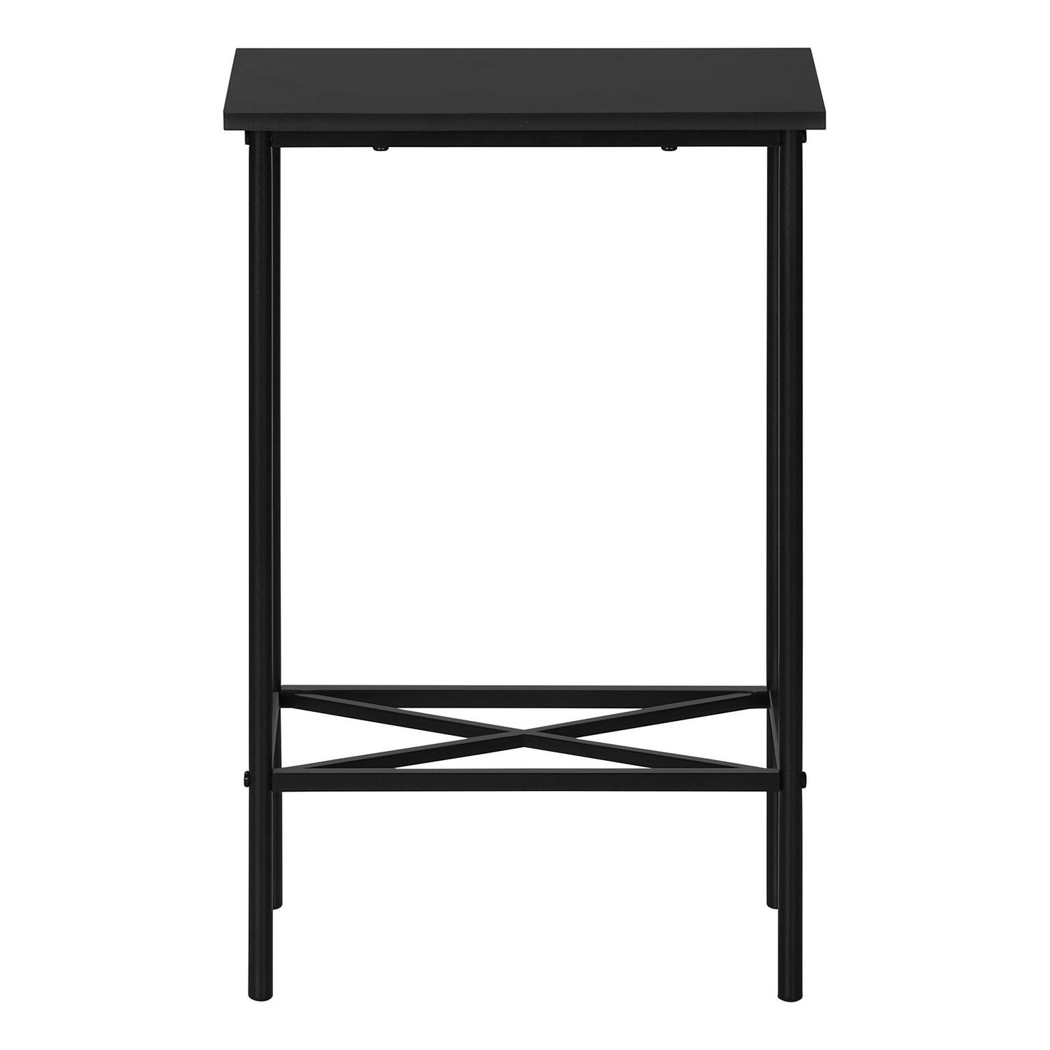 Accent Side Table, Narrow, Small, 2 Tier, Contemporary &amp; Modern