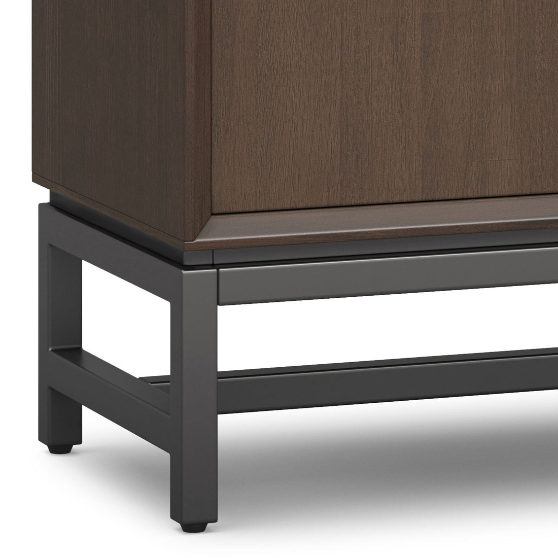 Banting - Low Storage Cabinet With Adjustable Shelves - Walnut Brown