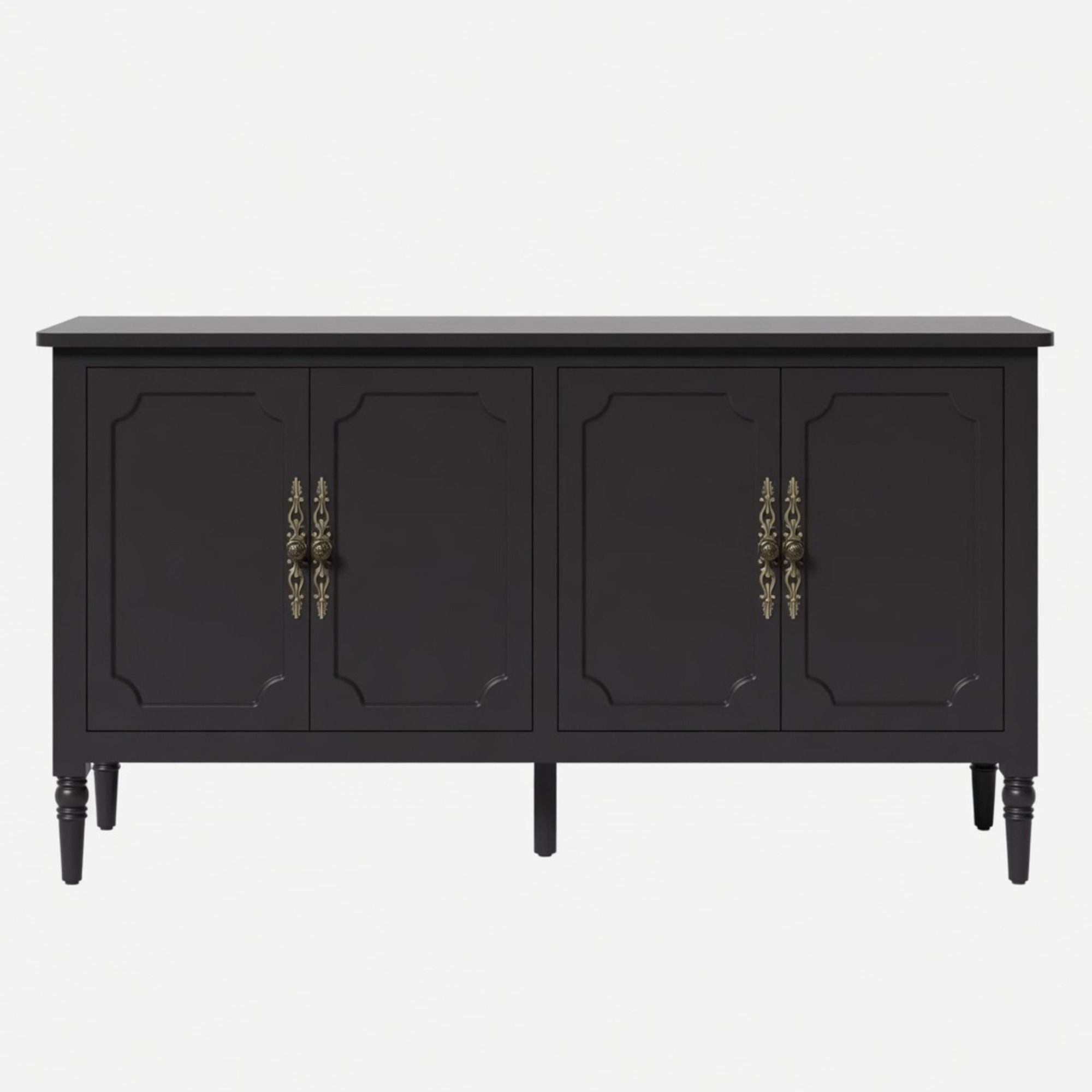 Vintage Buffet Cabinet With Adjustable Shelves
