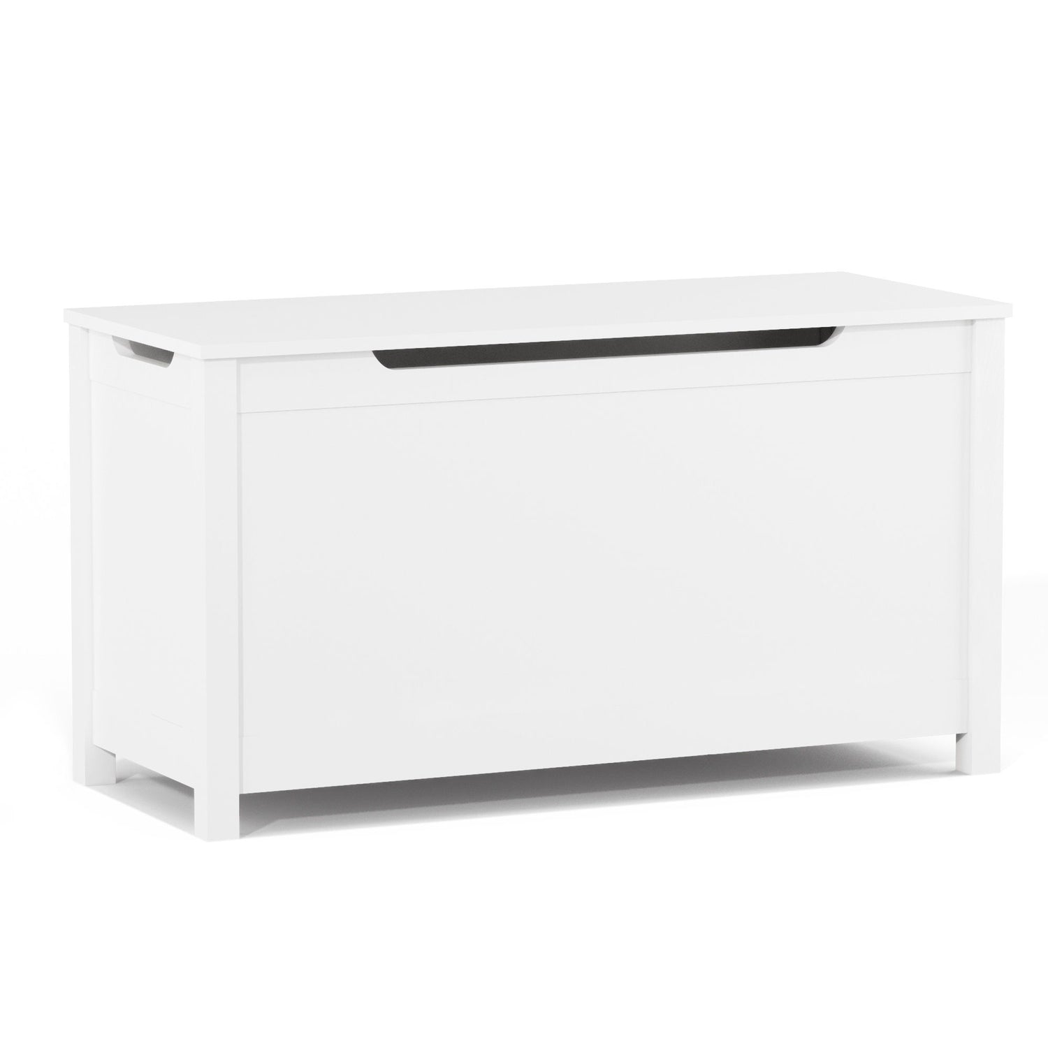 Toy Box Storage With Safety Hinged Lid