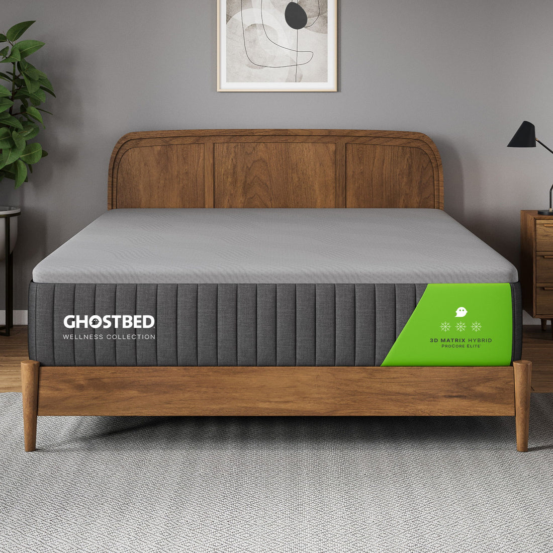 3D Matrix - 12&quot; Hybrid Mattress, Medium Plush Feel