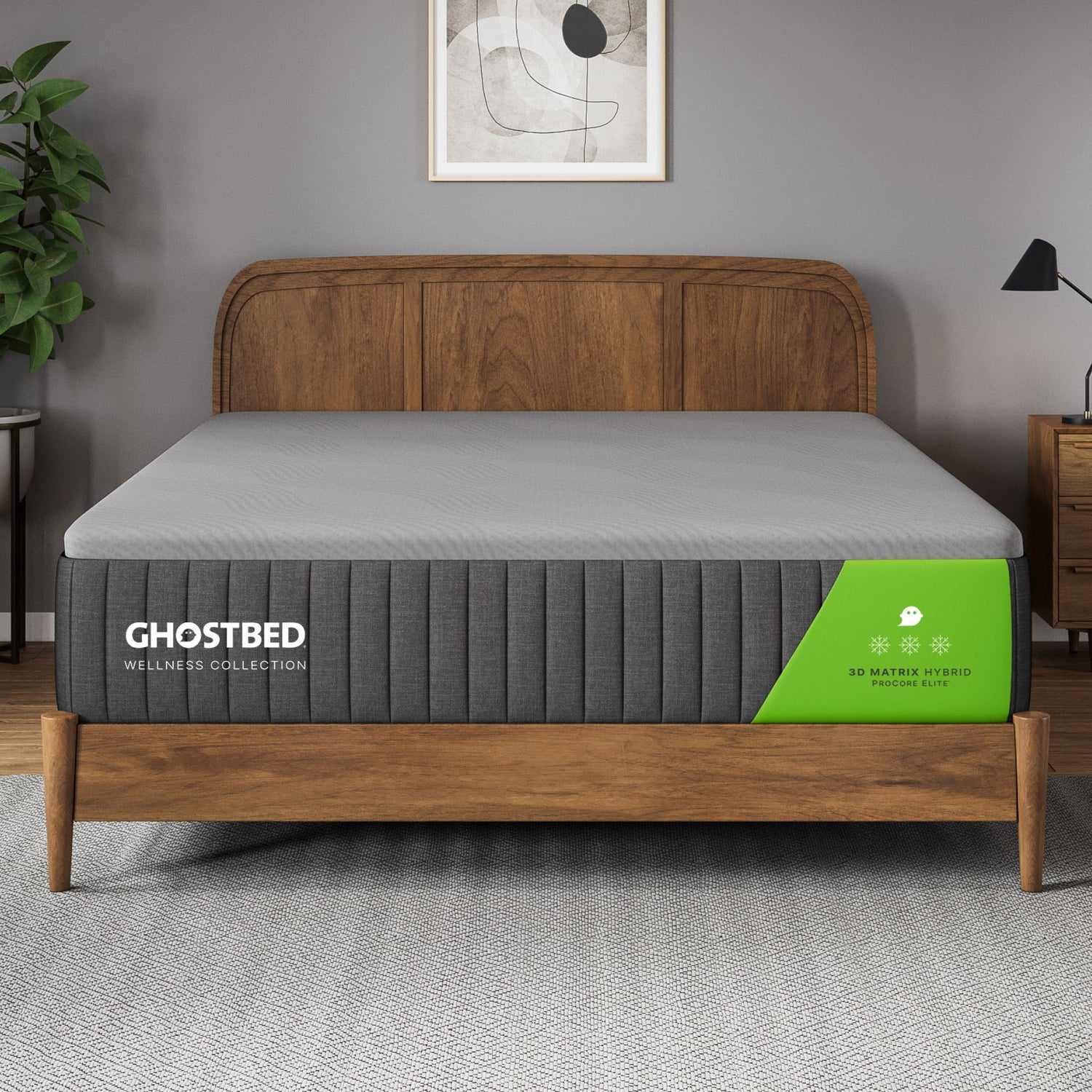 3D Matrix - 12&quot; Hybrid Mattress, Medium Plush Feel