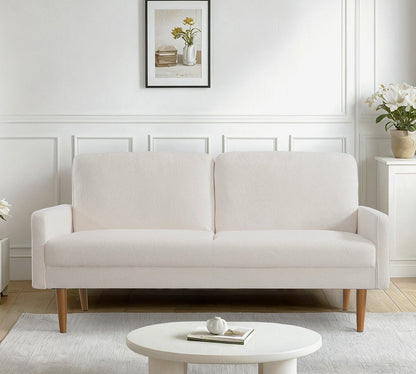 Sofa, European Style With Sleek Design, Modern &amp; Vintage Flair, Upholstered 3 Seater Couch