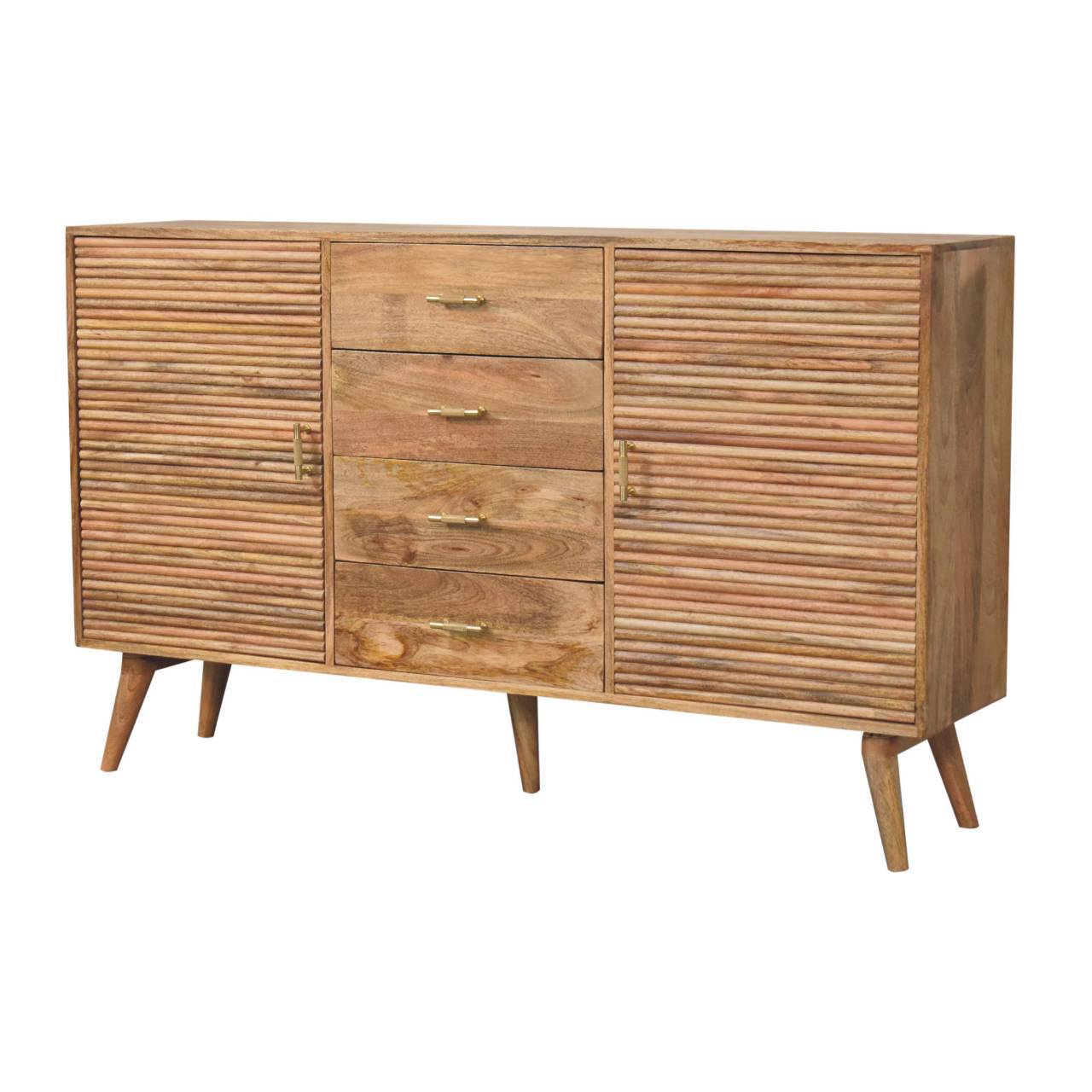 Soba - T Bar Large Nordic Chest - Oak