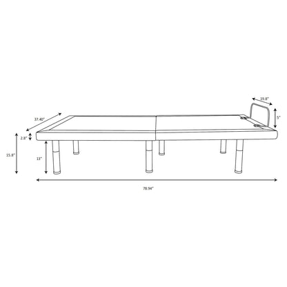 Threepio - Adjustable Bed Base With Ergonomic Support And Wireless Remote Control