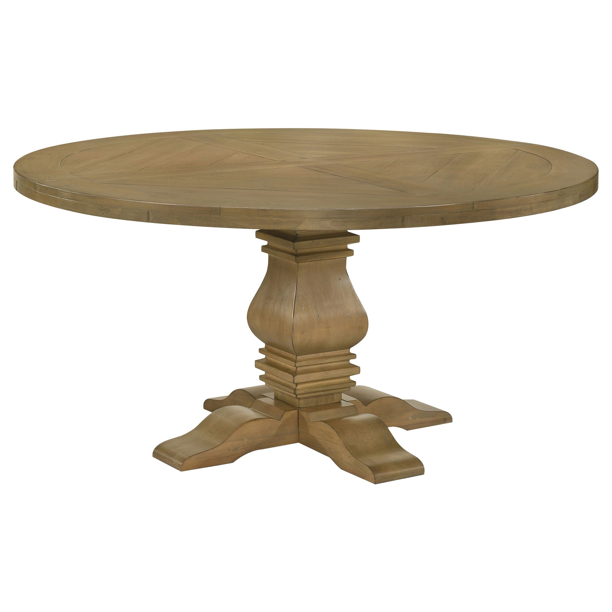 Round Dining Table Set With Upholstered Chairs