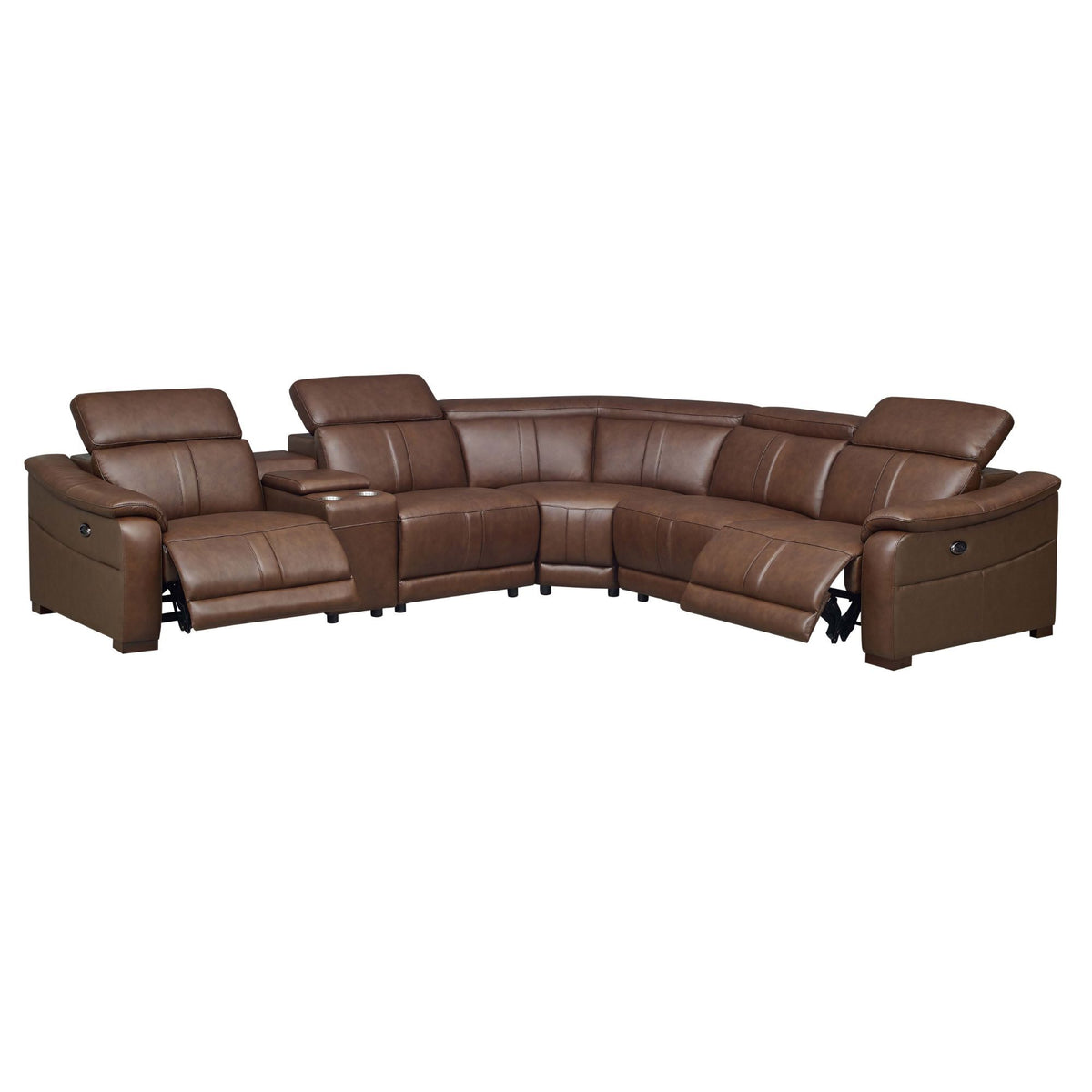 Modular Sectional &amp; Recliner Seat And Adjustable Headrest