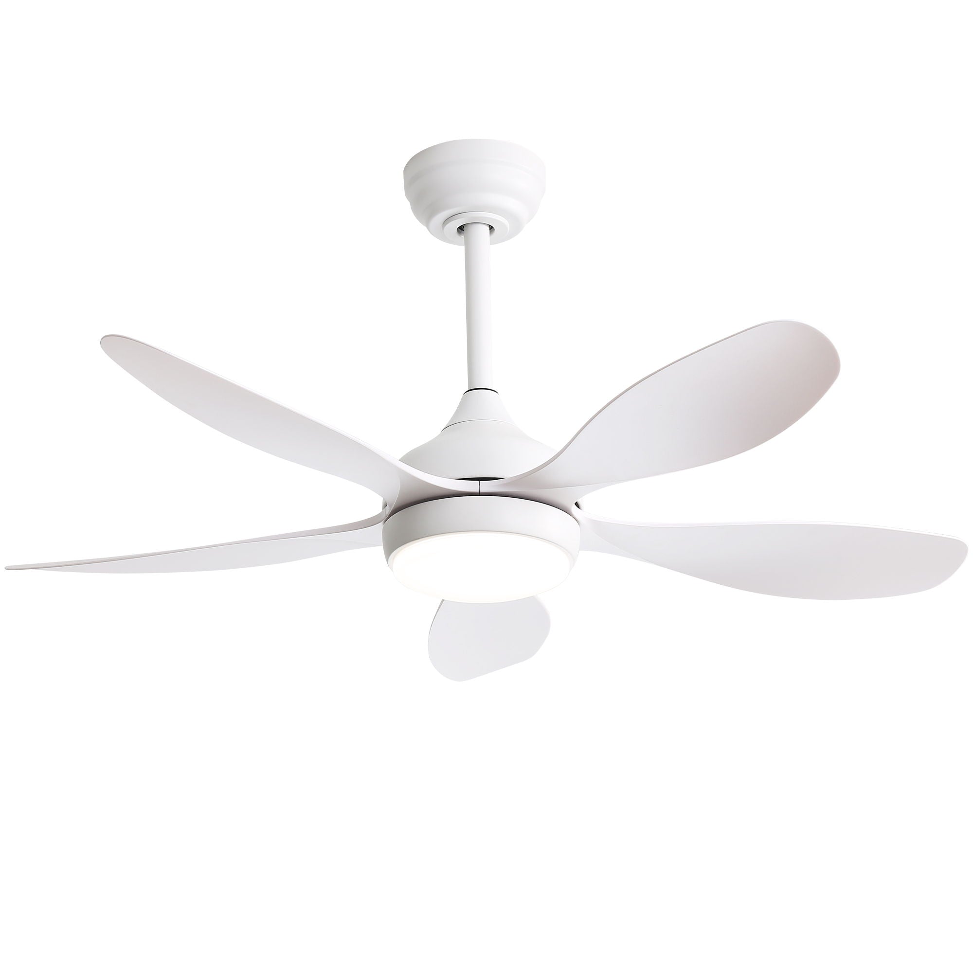 42&quot; Ceiling Fan With Light And Remote Cotnrol 6 Speeds DC Reversible Motor - White