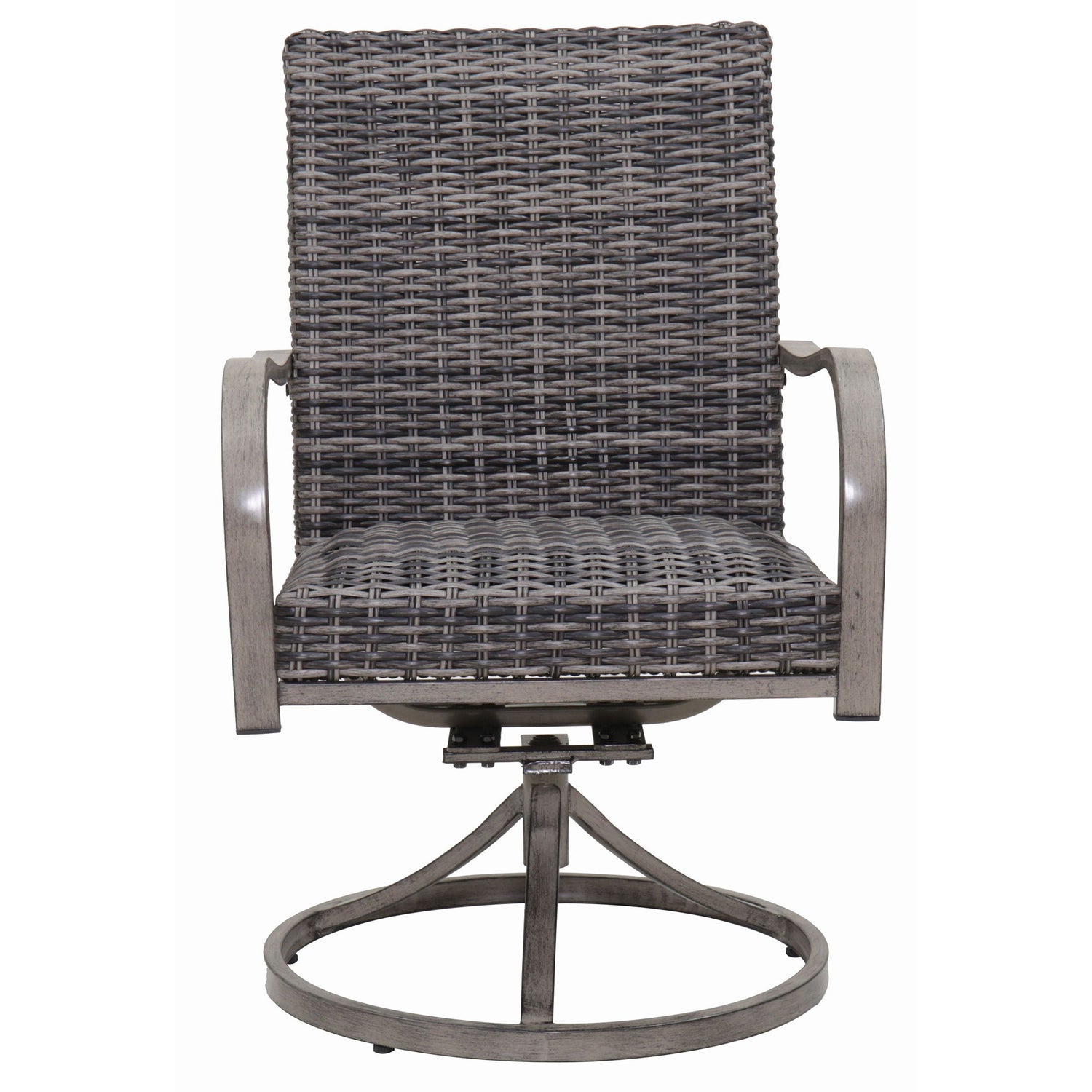 Outdoor Swivel Dining Chair (Set of 2) - Gray