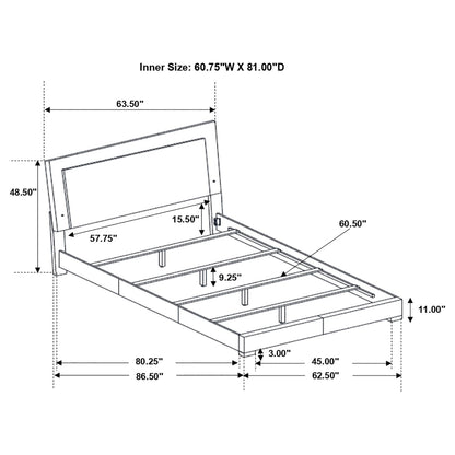 Dulcey - Bedroom Set &amp; LED Lighting