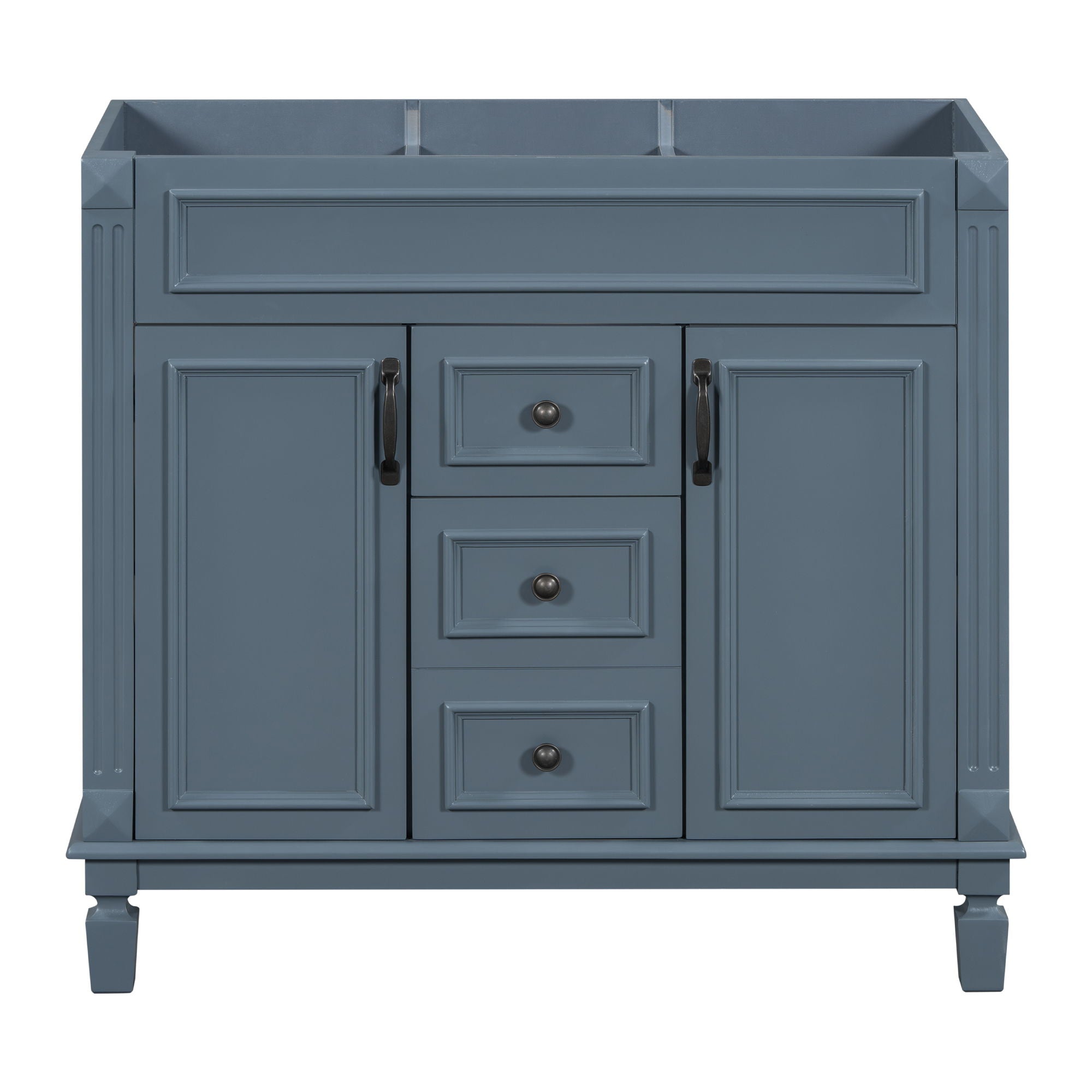 Bathroom Vanity Cabinet With 2 Soft Closing Doors And 2 Drawers