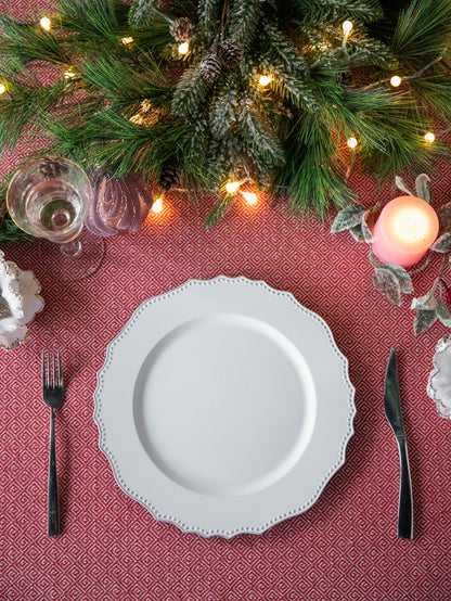 Premium Plastic Charger Plate (Set of 8)