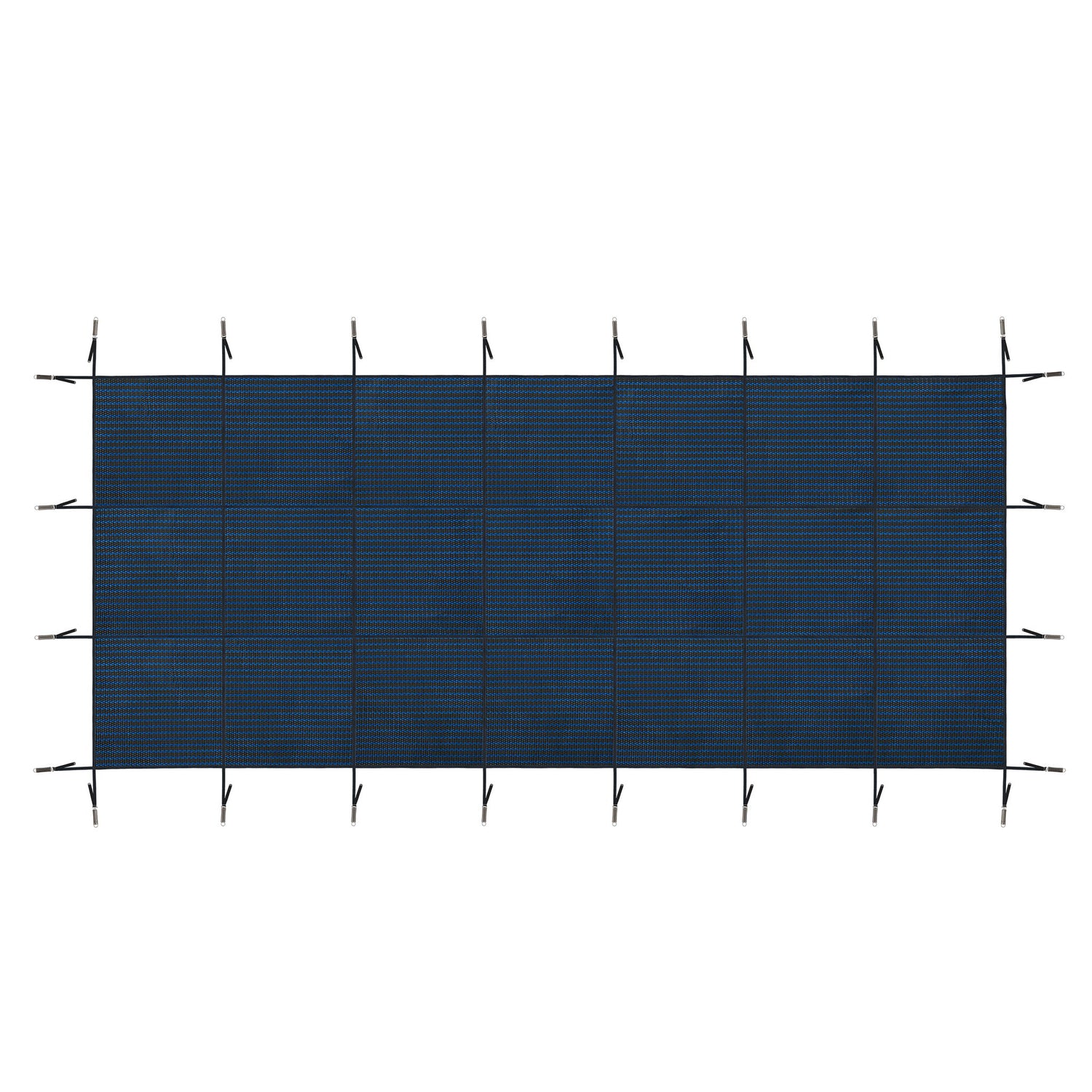 Rectangular Swimming Pool Safety Cover For Underground Pools - Blue