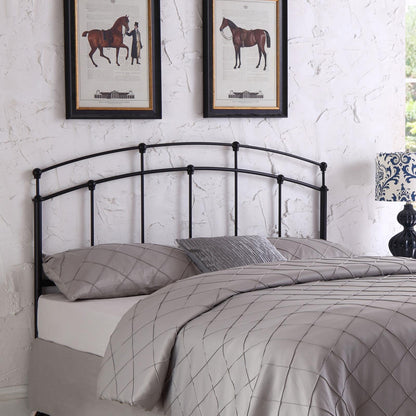 Full / Queen Headboard - Black - Metal