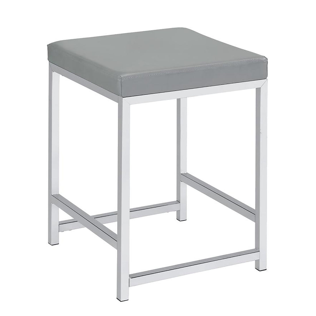 Upholstered Square Vanity Stool