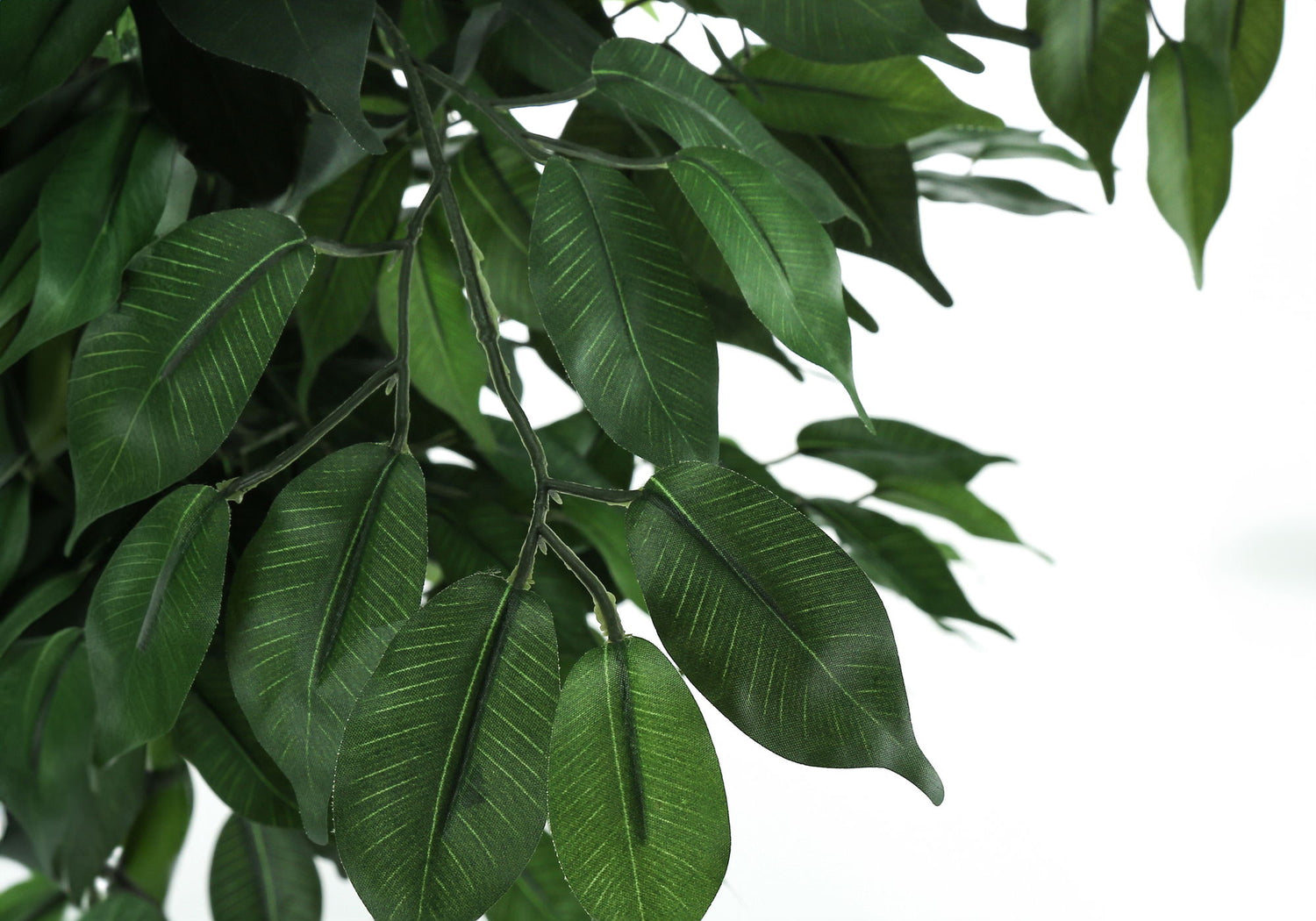 58&quot; Tall, Artificial Plant, Ficus Tree, Indoor, Faux, Fake, Floor, Greenery, Potted, Decorative - Green / Black