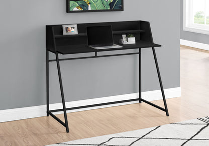 Computer Desk For Home Office Laptop, Storage Shelves, Contemporary &amp; Modern