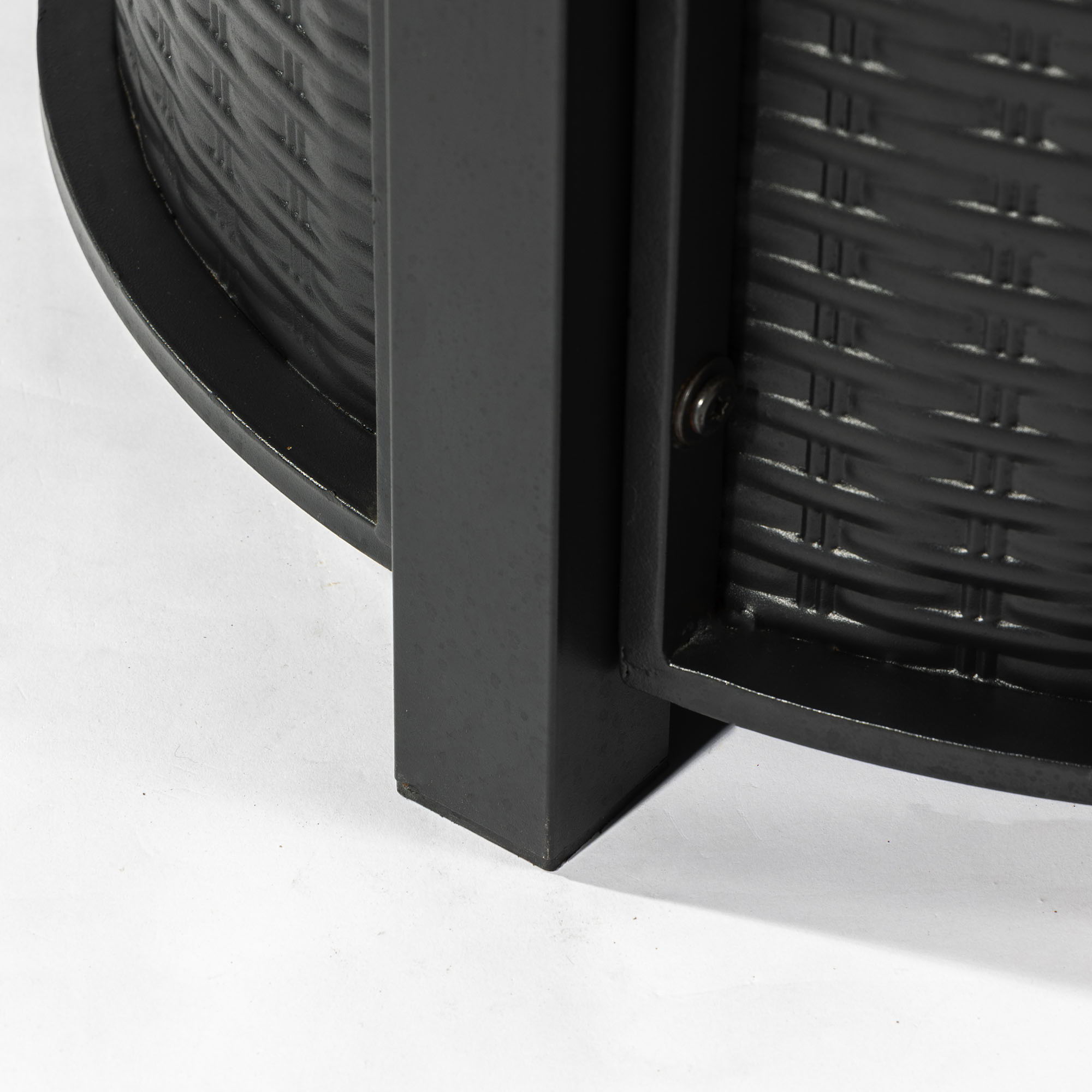 Propane Gas Fire Pit Table, 50000 Btu Round Steel Fire Pit