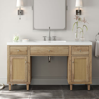 Bathroom Vanity With Sink, Spacious Storage Cabinet