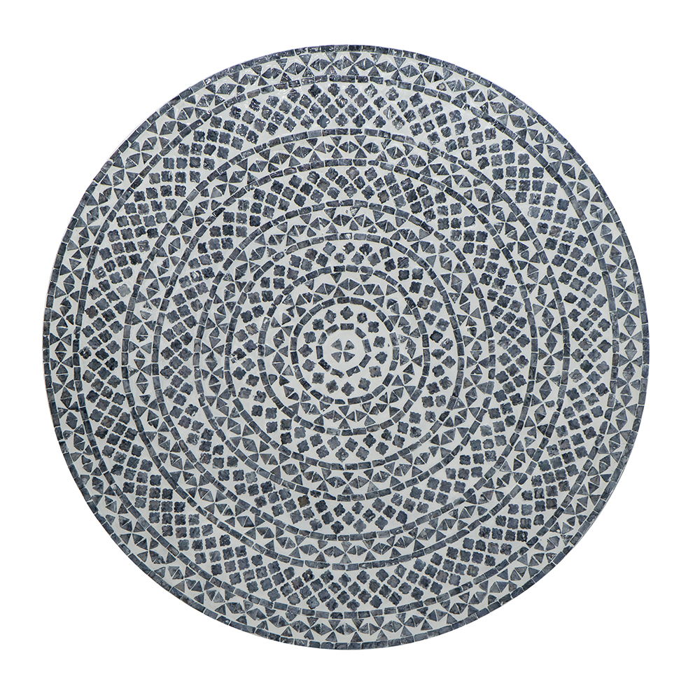 Unique Capiz Coffee Table &amp; Pedestal Base