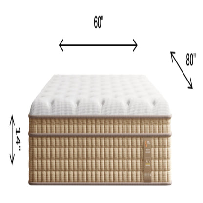 14&quot; Hybrid Mattress With Innerspring &amp; Gel Memory Foam