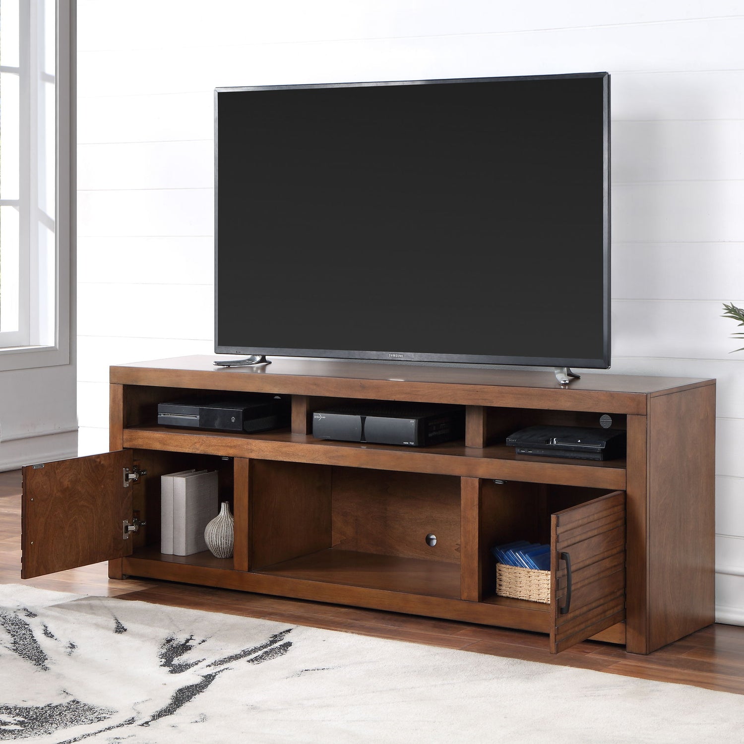 Sausalito - Console TV Stand For TVs Up To 85&quot; - Whiskey