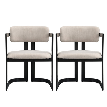 Upholstered Dining Armchairs (Set of 2)