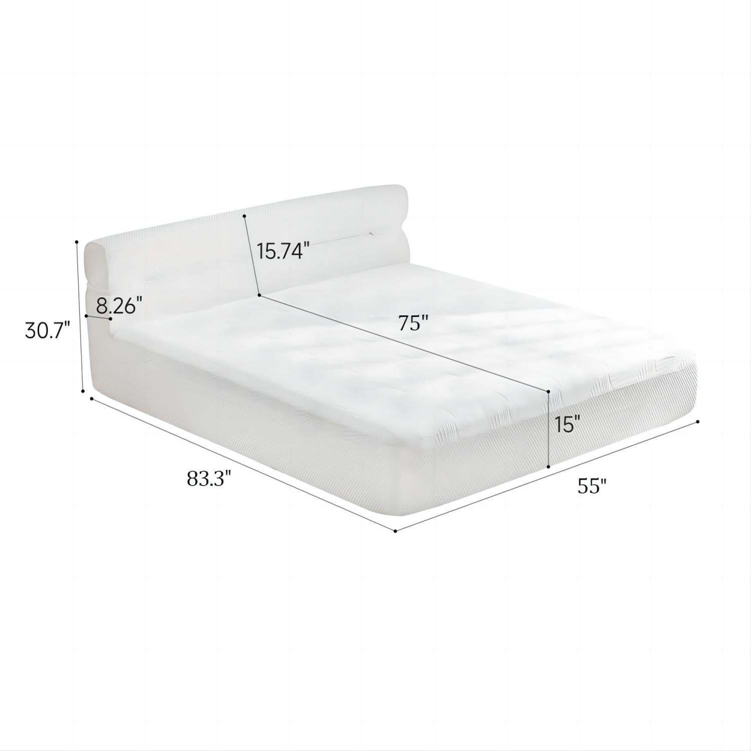 Mattress &amp; Bed Frame With Cool, Pressure Relief, Motion Isolation