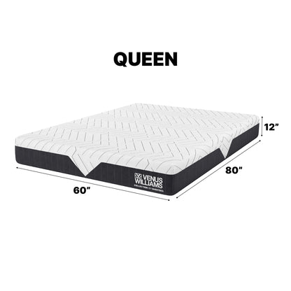 Venus Williams Legend - 12&quot; Foam Mattress Foam With Far Infrared Technology