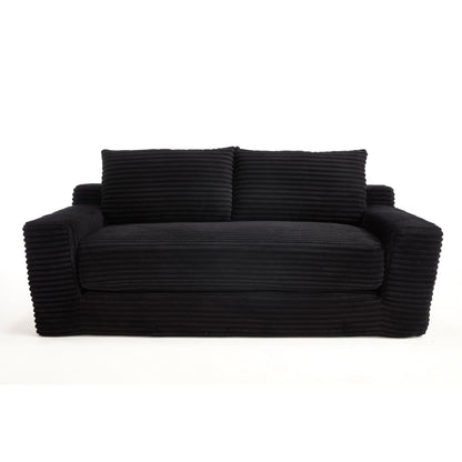 Convertible Loveseat Sofa Bed With Memory Foam &amp; Steel Frame