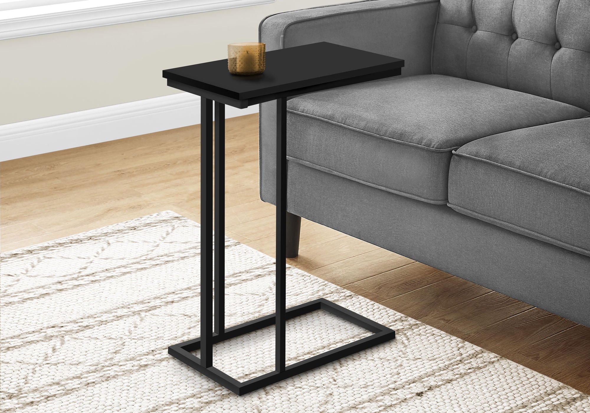 Accent Table Versatile Use, C - Shaped, Contemporary &amp; Modern