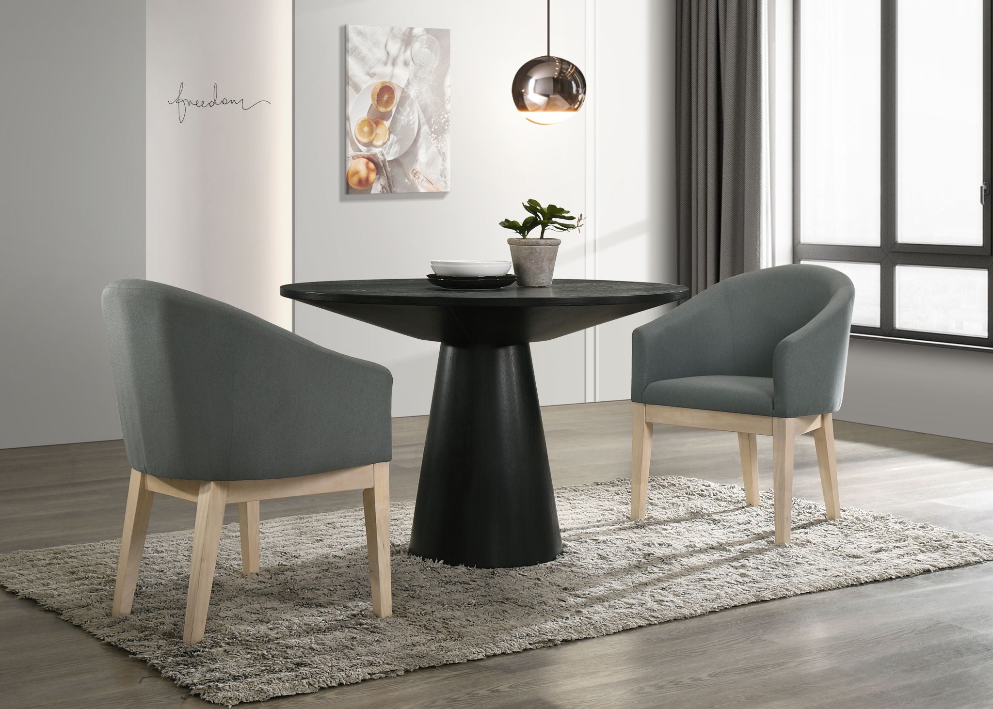 Jasper - 47&quot; Round Dining Table Set