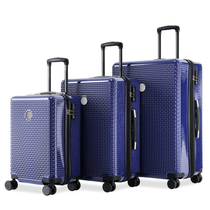 Luggage Sets 3 Piece Hardshell Suitcases With Wheels, Lightweight Expandable Travel Luggage With Tsa Lock, Carry-On, Checked Luggage (20&quot; 24&quot; 28&quot;)