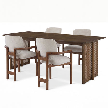 5 Piece Indoor Dining Set, Table &amp; 4 Chairs
