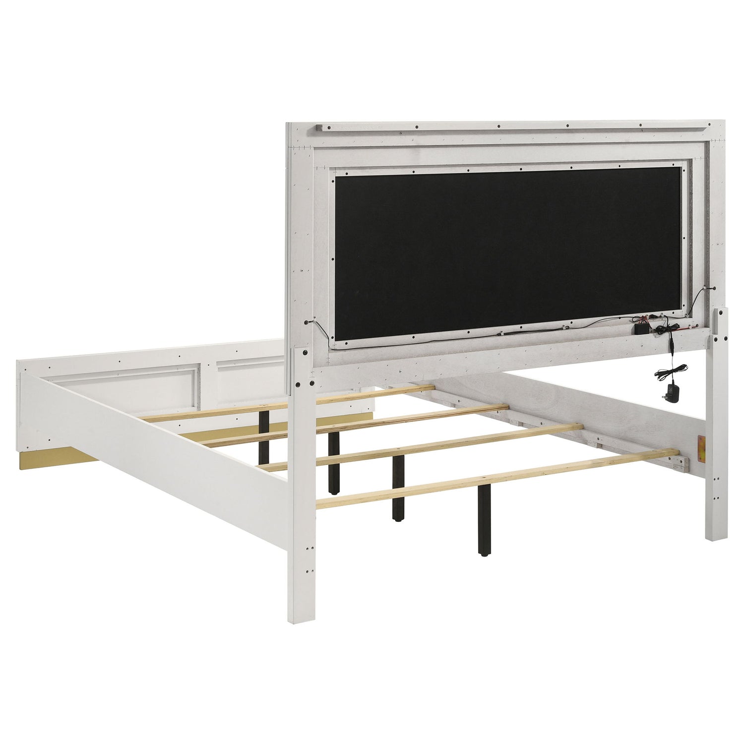 Sophia - Panel Bed With LED Headboard