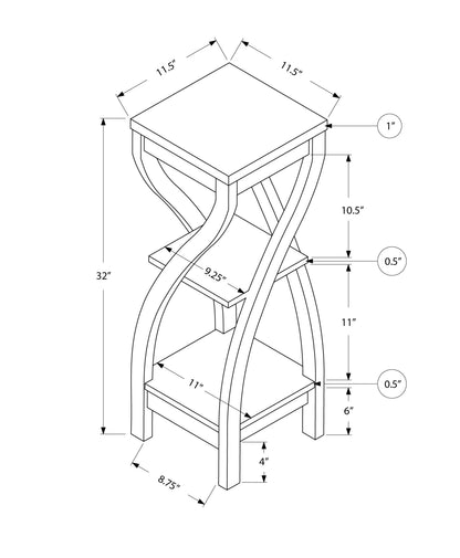Accent Table Versatile Usage, Square, Contemporary &amp; Modern