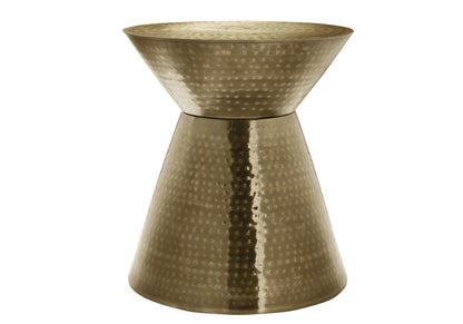 Drum Accent Side Table, Contemporary &amp; Modern Elegant Design