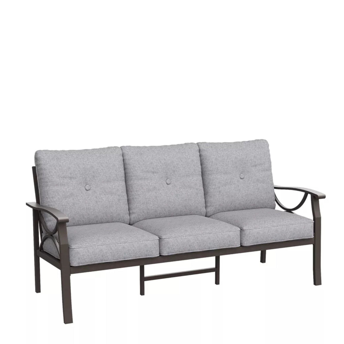 All-Weather 3 Seat Patio Sofa With Cushions