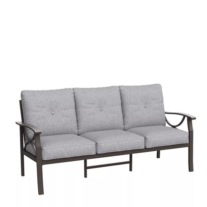All-Weather 3 Seat Patio Sofa With Cushions