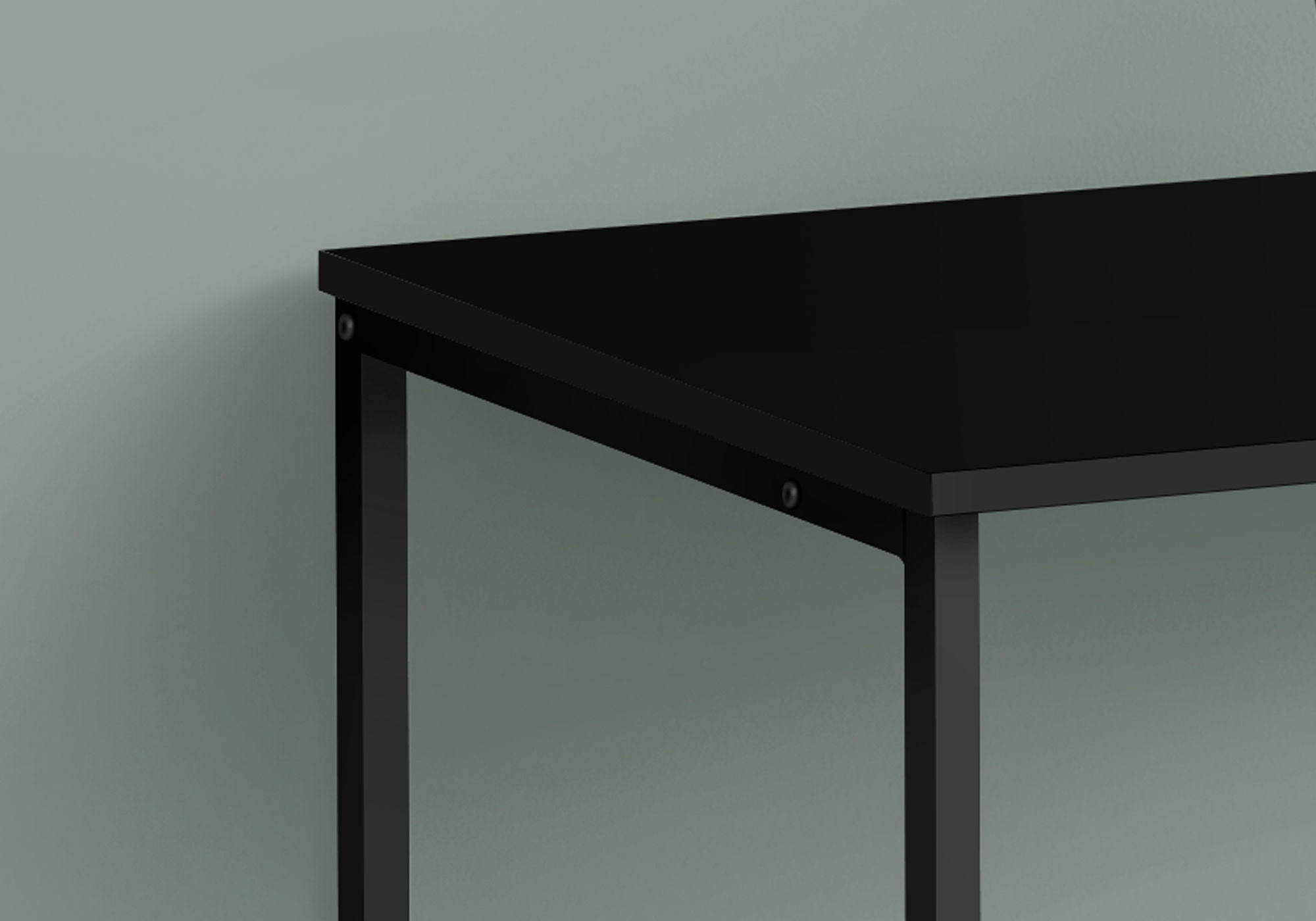 Computer Desk, Home Office, Laptop, Left &amp; Right Set-Up, Storage Drawers, Work, Contemporary, Modern - Black
