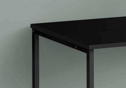 Computer Desk, Home Office, Laptop, Left &amp; Right Set-Up, Storage Drawers, Work, Contemporary, Modern - Black